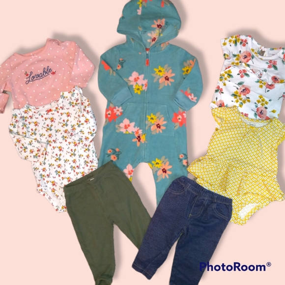 Carters Fall/Floral 6 Month Mix & Match Bundle - Picture 2 of 8